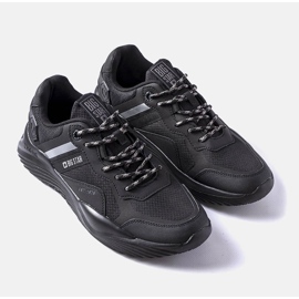 Chaussures de sport noires Big Star LL174150 1