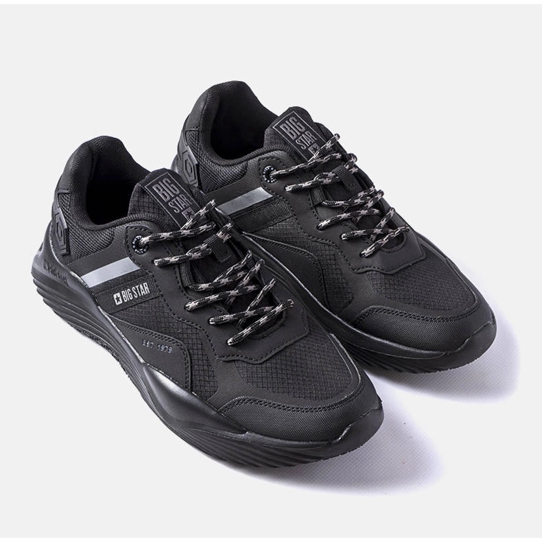 Chaussures de sport noires Big Star LL174150 1