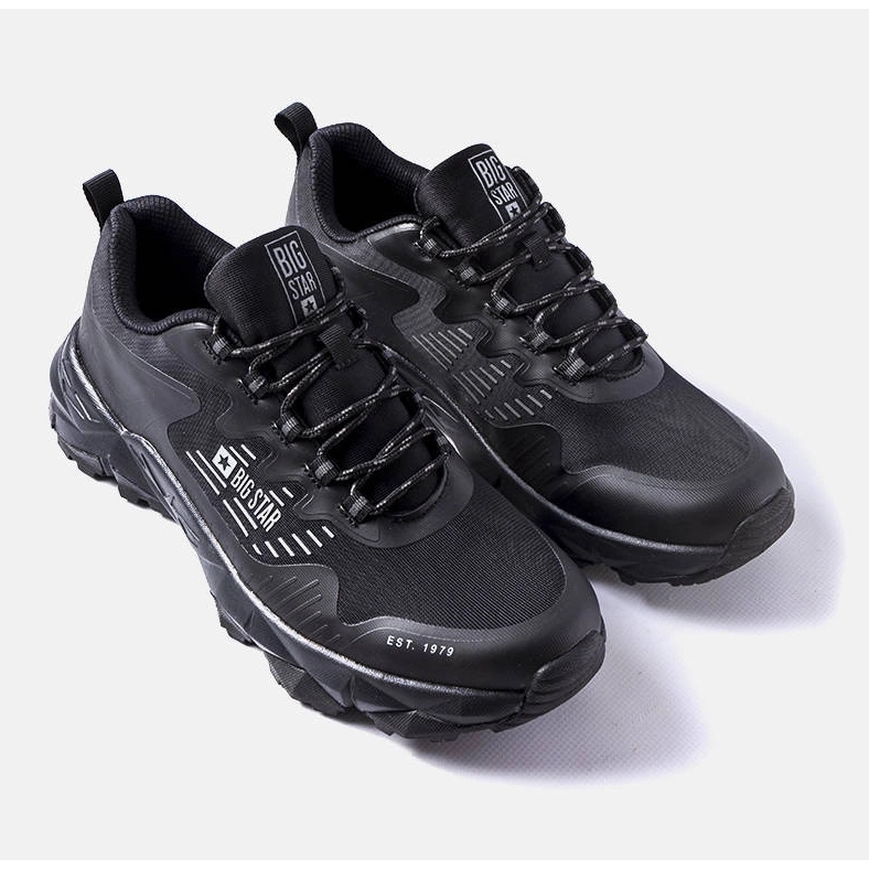Big Star chaussures de trekking noires LL174127 le noir 1