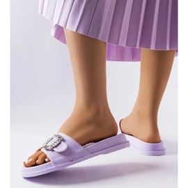 Curseurs violets ornés de zircons Griegsvei 2 Curseurs violets ornés de zircons Griegsvei 2