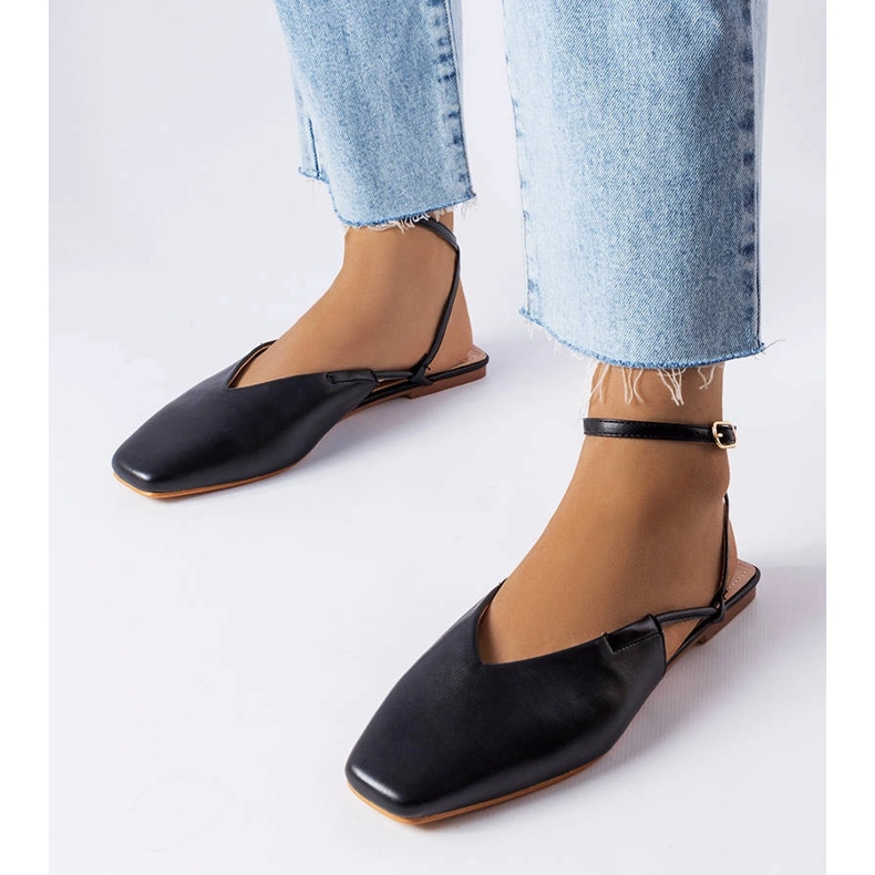 Sandales fermées noires le noir 1