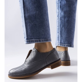 Richelieu taupe gris LS5379 1