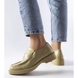 Mocassins élégants verts d'Élodie 1