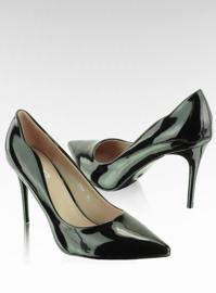 Escarpins laqués Wave Side Noir 2