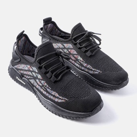 Baskets noires pour hommes de James le noir 1 Baskets noires pour hommes de James le noir 1