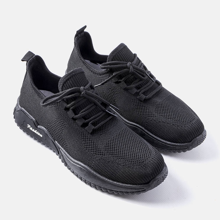 Baskets homme Benjamin noires 1