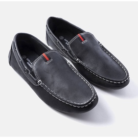 Mocassins noirs pour hommes de Michaud 1