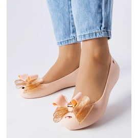 BM Ballerines beiges Jerome à nœud 1