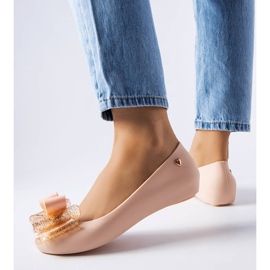 BM Ballerines beiges Jerome à nœud 2