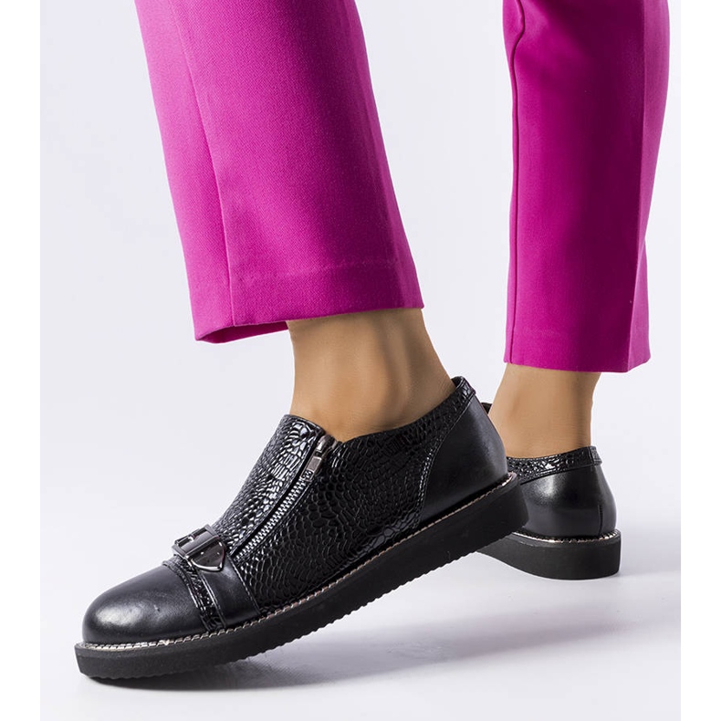 Chaussures gaufrées noires Hugues 1