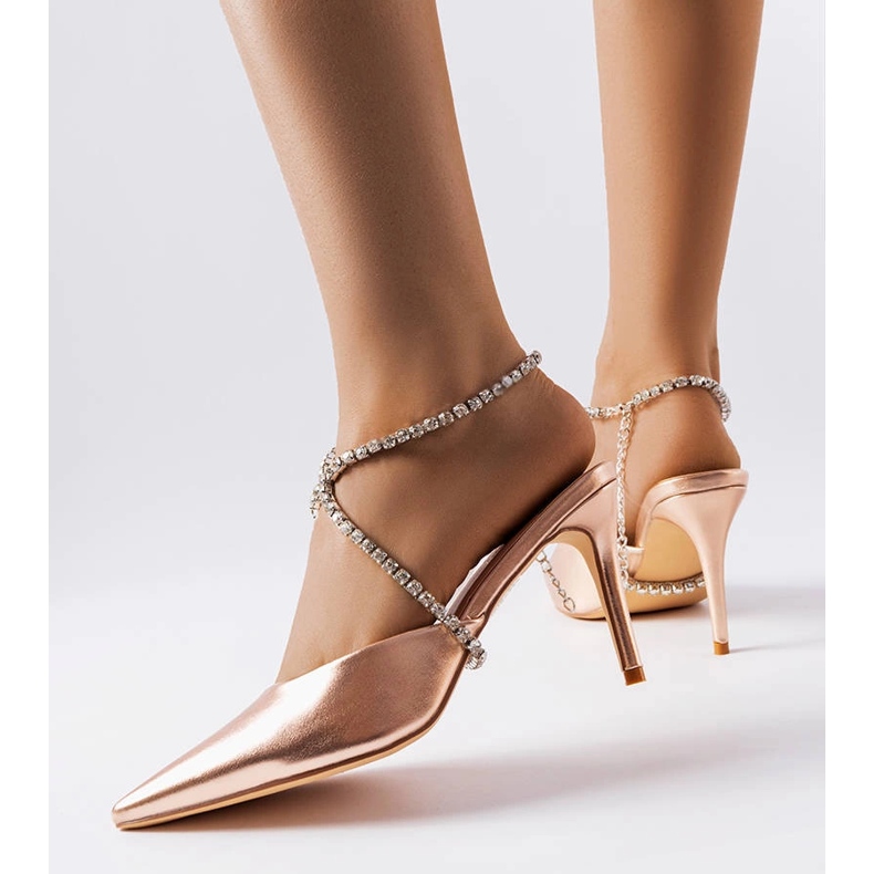 Sliders dorés au talon d'or 1 Sliders dorés au talon d'or 1