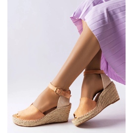 Espadrilles compensées roses de Lauderdale 1
