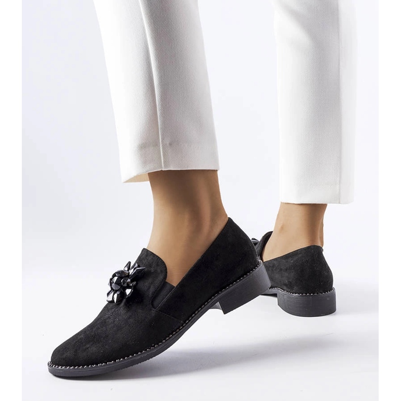 Chaussures noires à cristaux de Jarvisville 1