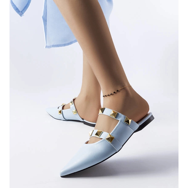 Sandales cloutées bleues Ruckman 1