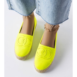 Espadrilles à plateforme fluo de Southfield jaune 2