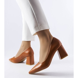 Escarpins à talons marron Fanchon brun 1 Escarpins à talons marron Fanchon brun 1