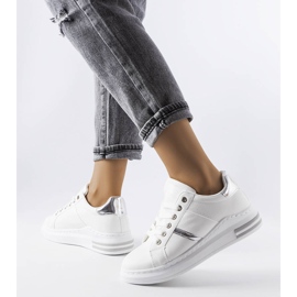 Baskets blanches avec empiècements Deans 2