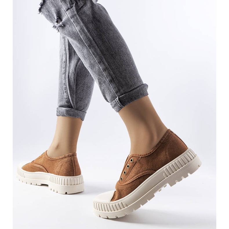 Baskets marron de Walton brun 1