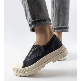 Baskets noires de Walton le noir 1