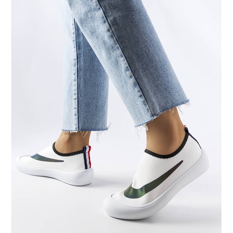 Baskets élastiques blanches Stover 1