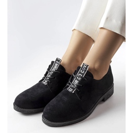 Chaussures en daim noir de Sunderland le noir 1