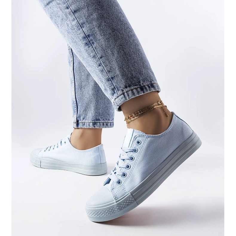 Baskets bleues Esmeraude 1