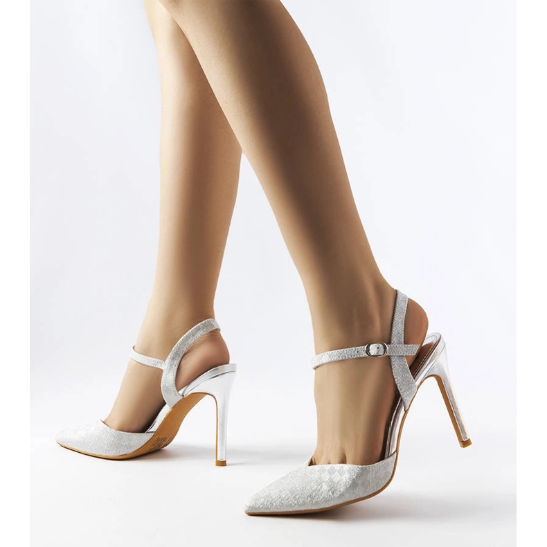 Talons brillants argentés Gallia 2
