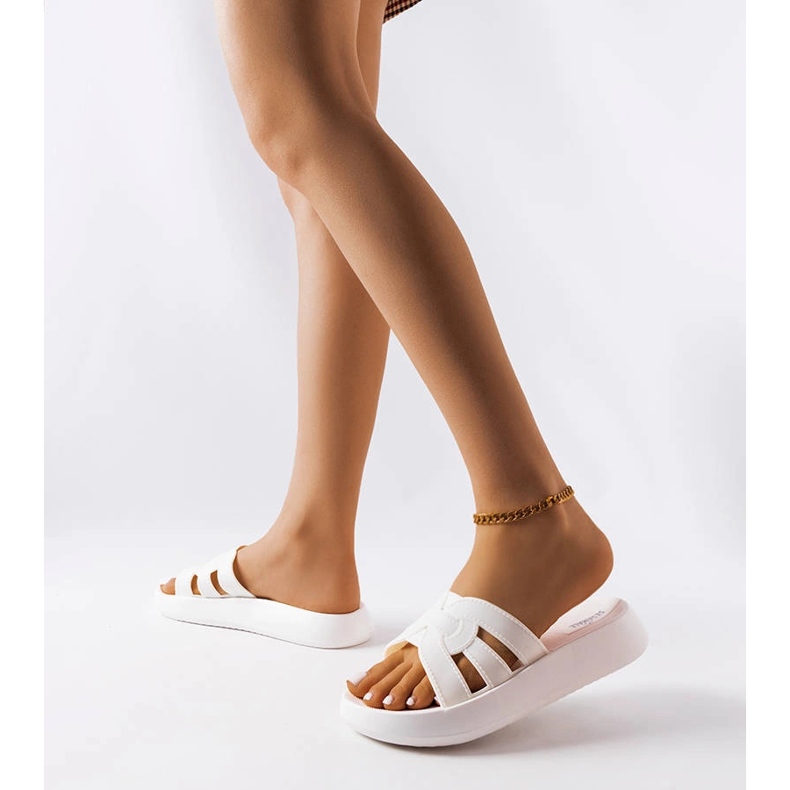 Chaussons caoutchouc blanc Coudert 1