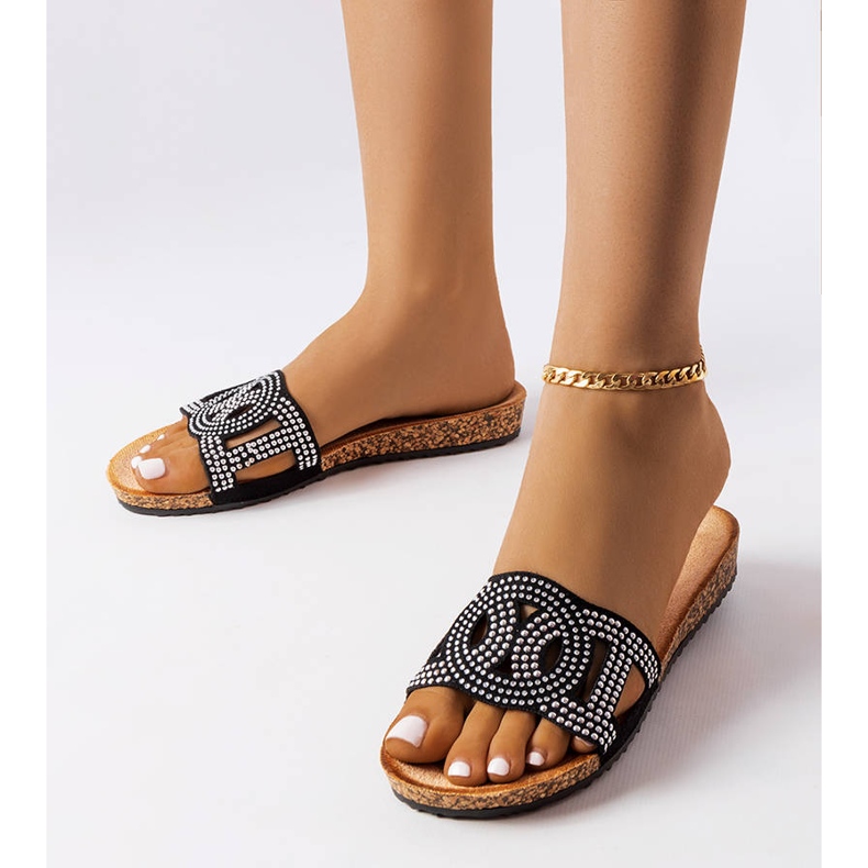 Toboggans noirs décorés de jets Lagacé le noir 1