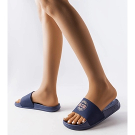 Claquettes bleu marine Big Star JJ274A280 2