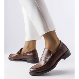 Mocassins marron foncé de Deich brun 1