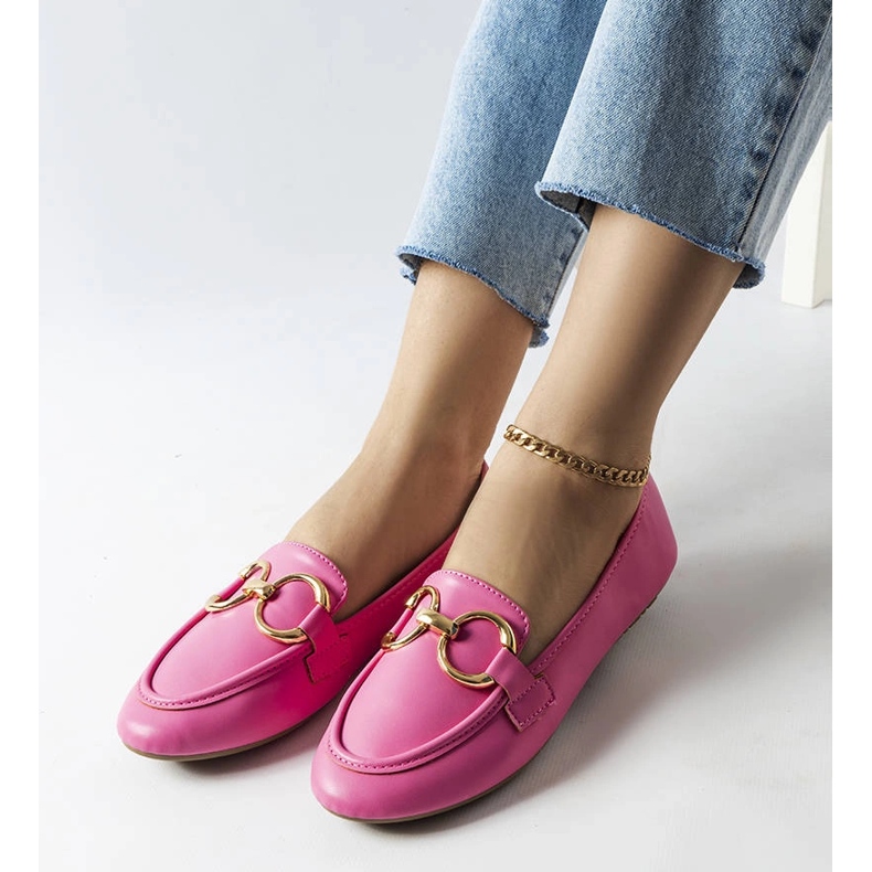 Mocassins Couturier rose femme 1