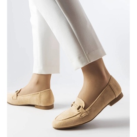 Mocassins beiges pour femmes de Hinkle 1