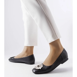 BM Mocassins noirs à strass de Hillview le noir 1