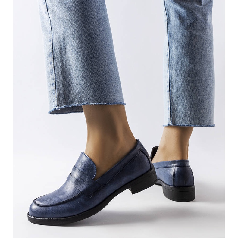 Mocassins Deich bleus 1