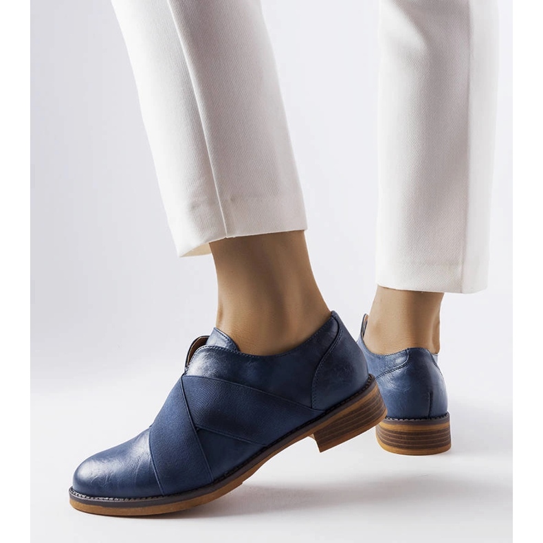 Chaussures bleu marine LS5379 1