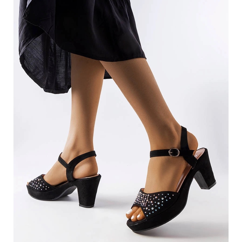 Inna Sandales à bloc Beltane noires le noir 1