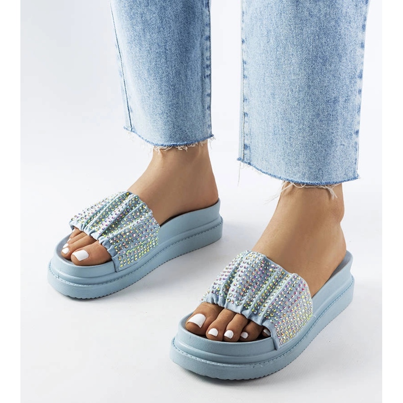 Curseurs bleus avec zircons cubiques de Franet 1