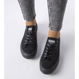 Baskets noires Big Star FF274248 le noir 1