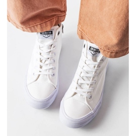 Baskets cheville blanches Big Star FF274241 1