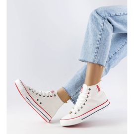 Baskets cheville blanches Big Star JJ274132 1