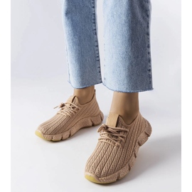 Inna Baskets de sport beiges d'Élodie 1