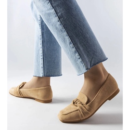 Mocassins beiges de Samika 1