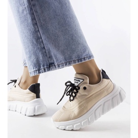 Baskets beiges Aisys 1