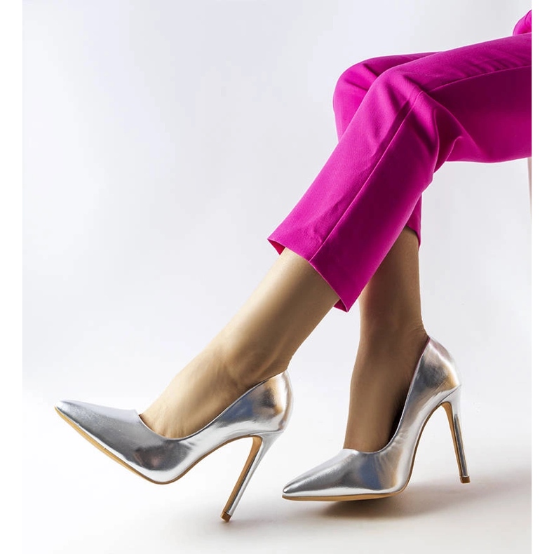 Escarpins argentés métallisés Cabell 1 Escarpins argentés métallisés Cabell 1