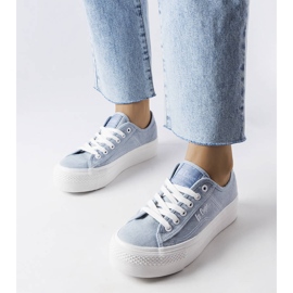 Baskets bleues Lee Cooper LCW-22-31-0891L 1 Baskets bleues Lee Cooper LCW-22-31-0891L 1