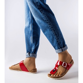 Tongs rouges Lee Cooper LCW-22-35-1171L 2