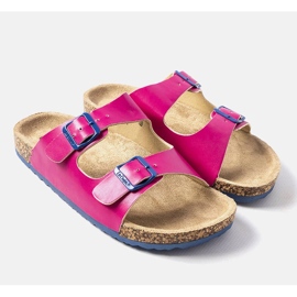 Sliders en liège rose avec boucles de Lee Cooper LCW-22-35-1186K 1