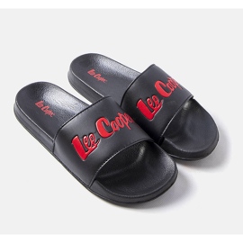 Lee Cooper LCW-23-42-1730M chaussons en caoutchouc noir 1