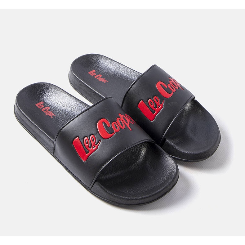 Lee Cooper LCW-23-42-1730M chaussons en caoutchouc noir le noir 1